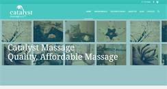 Desktop Screenshot of catalyst-massage.com